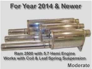2014 & Up Ram 2500 5.7 Hemi Coil & Leaf Springs (Moderate)