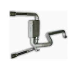 High-performance automotive muffler by Mufflex, engineered for optimum exhaust flow and sound reduction. Perfect for enhancing vehicle efficiency and performance.