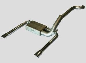 93-97 4.0" Single Cat Spintech w/Dual Tailpipes
