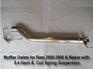 Muffler Delete for 6.4 Hemi & Coil Springs
