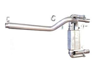High-performance Mufflex exhaust pipe and muffler system for optimal vehicle sound and efficiency.