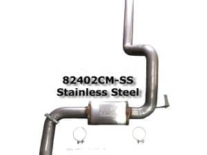 Stainless steel Mufflex performance muffler exhaust pipe for optimal vehicle sound and emissions, designed for durability and high performance in automotive applications.